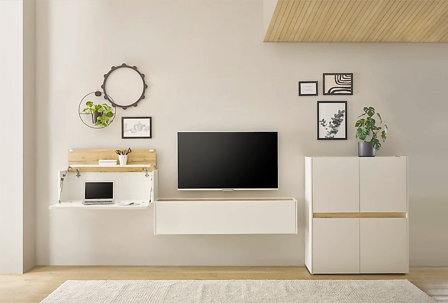 Home affaire Büromöbel-Set "CiTY/GiRON" Set, 3 Stk. tlg. Home Office günstig online kaufen