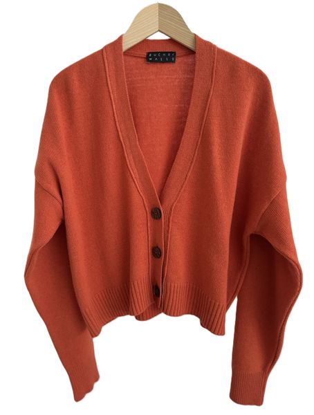 Zuckerwatte Strickjacke modische kurze Form, V-Ausschnitt, günstig online kaufen