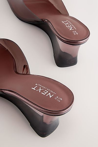 Next Forever Comfort® Vinyl-Keilabsatzpantoletten Pantolette (1-tlg) günstig online kaufen
