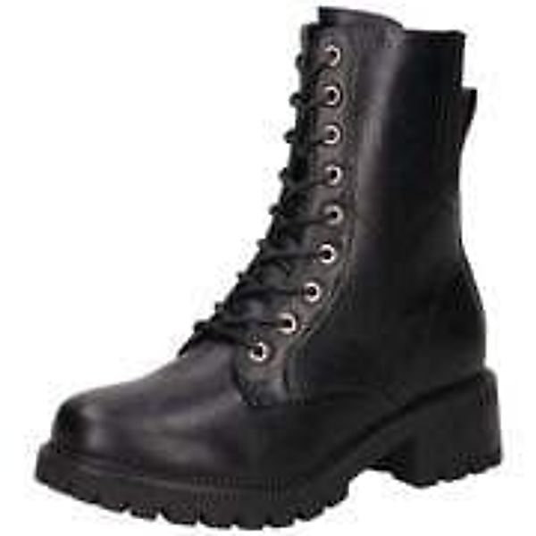 Charmosa Schnür Boots Damen schwarz günstig online kaufen