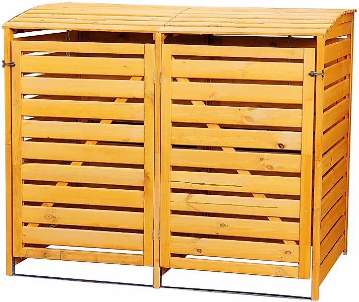promadino Mülltonnenbox "Vario III", für 2 Tonnen, robust aus zertifizierte günstig online kaufen