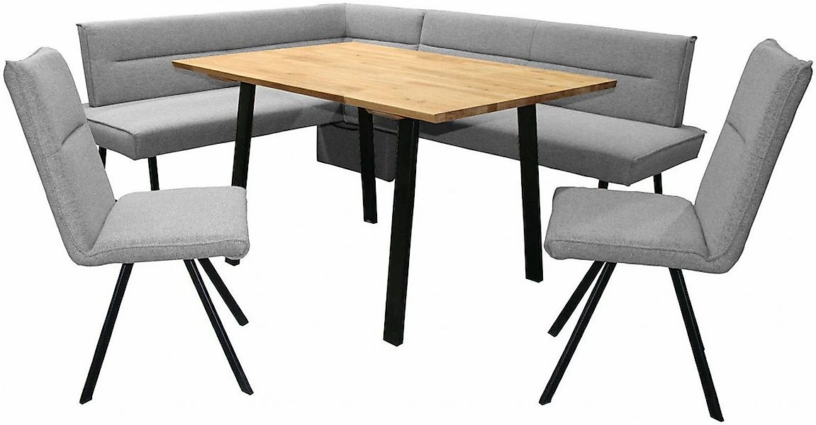 OTTO home Eckbankgruppe "Sava" Set, 4 Stk. tlg. Eckbank mit Wellenfederung günstig online kaufen