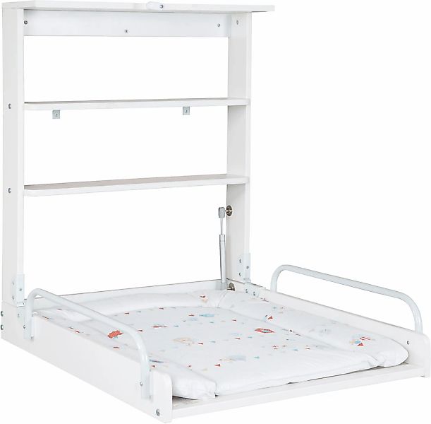 roba Wickelregal "Wandwickelregal klappbar, inkl. Wickelunterlage Vogeltanz günstig online kaufen