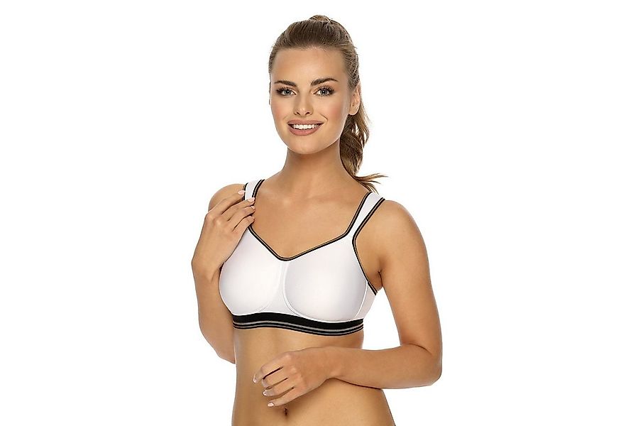 Viania Sport-BH 141472 (1-tlg) atmungsaktiv starker Halt High Function Weiß günstig online kaufen