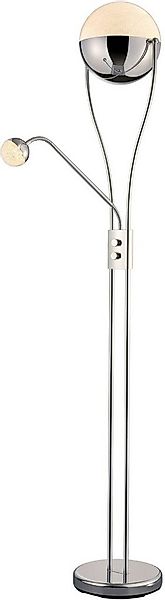 TRIO Leuchten LED Stehlampe CHRIS, LED Stehleuchte, mit Lesearm, Drehdimmer günstig online kaufen