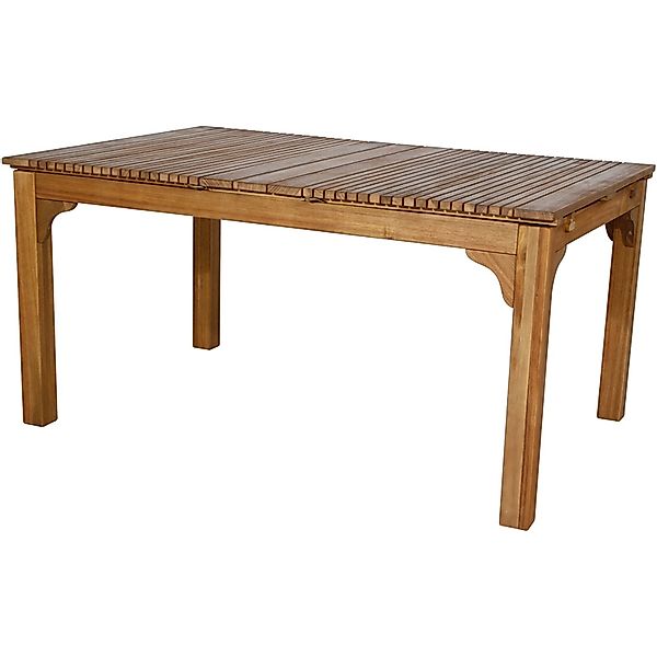Siena Garden Gartentisch falun Rechteckig ausziehbar Beige 100 cm x 150 cm günstig online kaufen