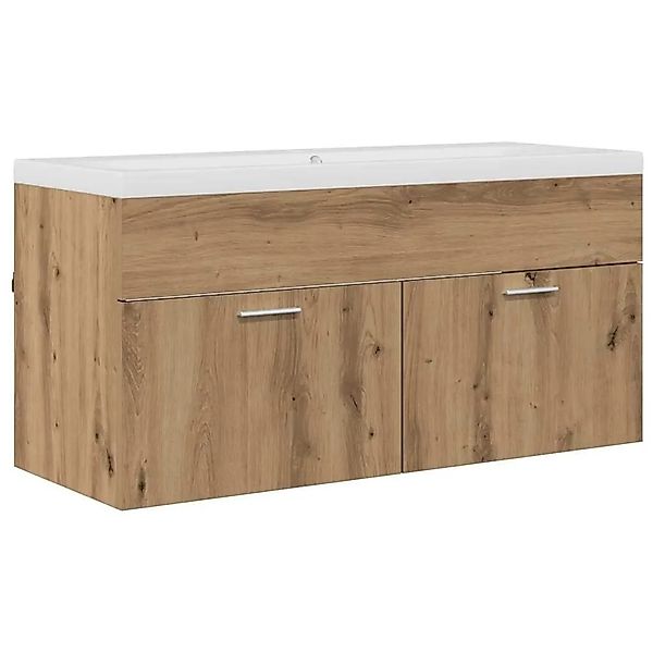 vidaXL Badezimmerschrank Wandmontiert Artisan-Eiche 100 x 38,5 x 46 cm 3415 günstig online kaufen