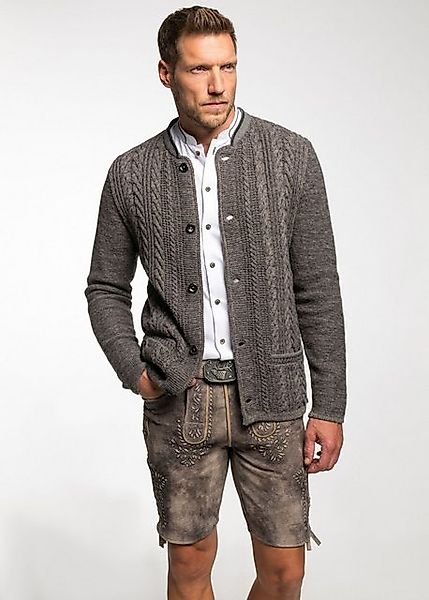 Spieth & Wensky Trachtenstrickjacke Esteban S&W Metalllabel am Bund günstig online kaufen