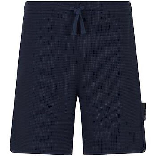 Emporio Armani  Shorts Waffle Jersey Lounge Shorts Navy Blue günstig online kaufen