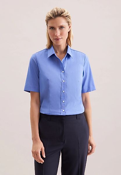 seidensticker Hemdbluse, 1/2 Kragen Uni günstig online kaufen