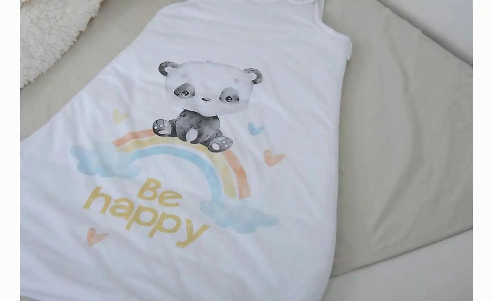 Herding Schlafsack  Regenbogen Panda ¦ mehrfarbig ¦ 100% Baumwolle ¦ Maße ( günstig online kaufen