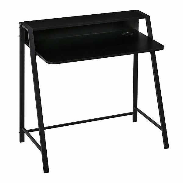 HOMCOM Schreibtisch Schreibtisch in Walnuss-Optik günstig online kaufen