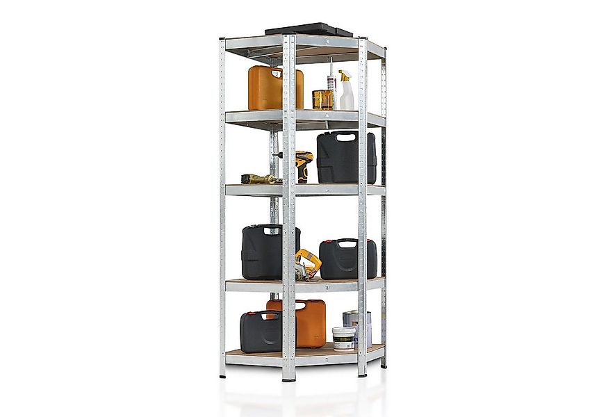 Juskys Eckregal Corner Basic, Schwerlastregal bis 875 kg, 5 Böden, individu günstig online kaufen