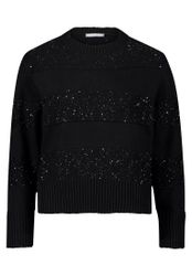 Betty&Co Strickpullover Damen Strickpullover mit Pailletten günstig online kaufen