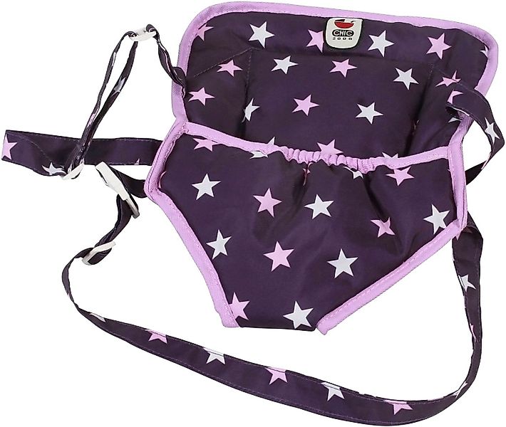 CHIC2000 Puppen Bauchtrage Stars lila günstig online kaufen