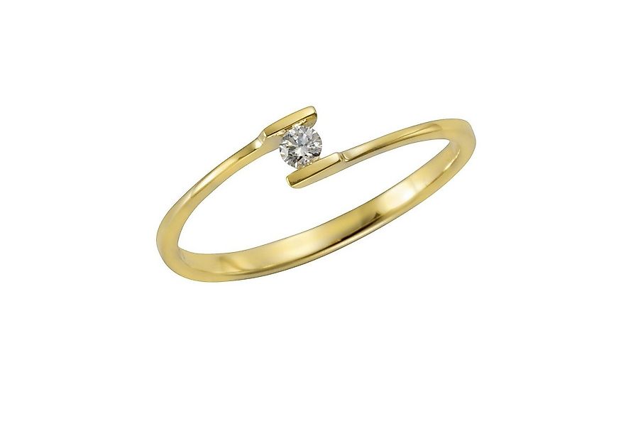 Orolino Fingerring Gold 585 mit Brillant 0,06ct. günstig online kaufen
