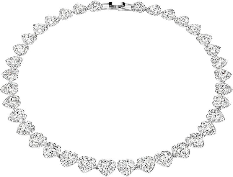 Swarovski Collier Schmuck Geschenk Ariana Grande Tennis Halskette Herz, mit günstig online kaufen