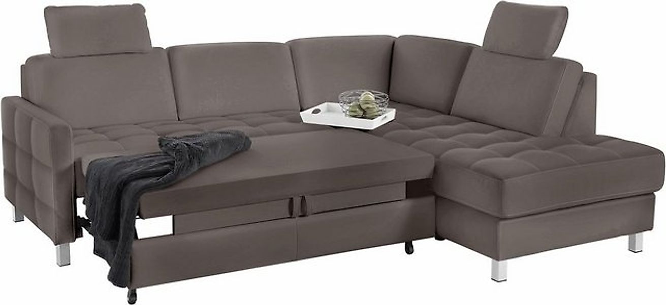 sit&more Ecksofa "Pablo L-Form", wahlweise mit Bettfunktion günstig online kaufen