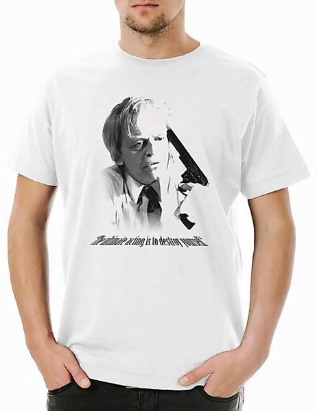 Urban Backwoods Print-Shirt The Ultimate Acting Is To Destroy Yourself Herr günstig online kaufen