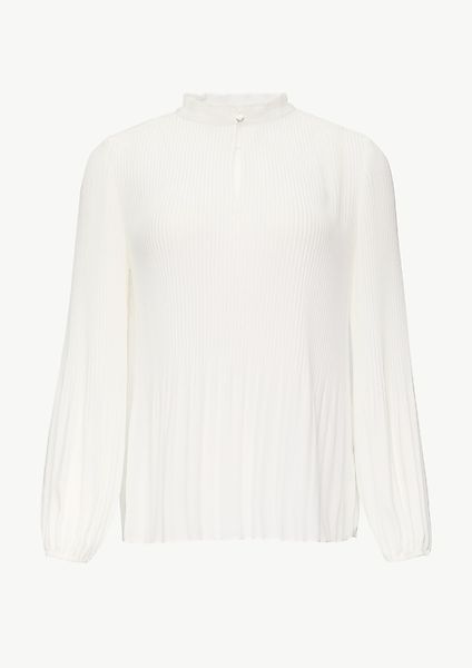 s.Oliver BLACK LABEL Langarmbluse Plissierte Bluse günstig online kaufen