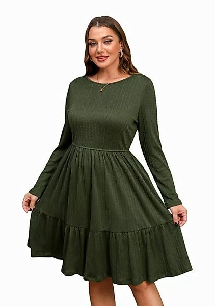 Cupshe Jerseykleid Langärmeliges Kleid in Übergröße günstig online kaufen