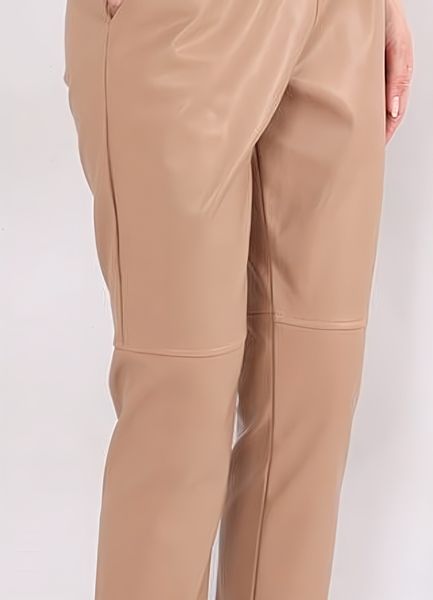 fashionshowcase Lederimitathose Damen Hose in Lederoptik günstig online kaufen