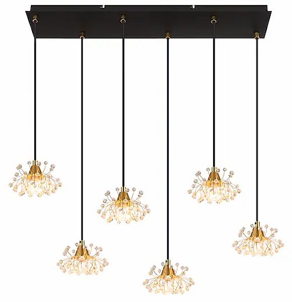 GLOBO LIGHTING Hängeleuchte »FIORE« G9 1 Stk. Hängelampe/Pendelleuchte/Essz günstig online kaufen