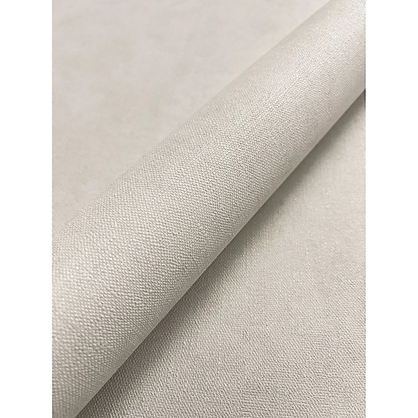 Newroom Vliestapete Co. 33 Warm White-Grey Unifarbe Modern FSC® günstig online kaufen