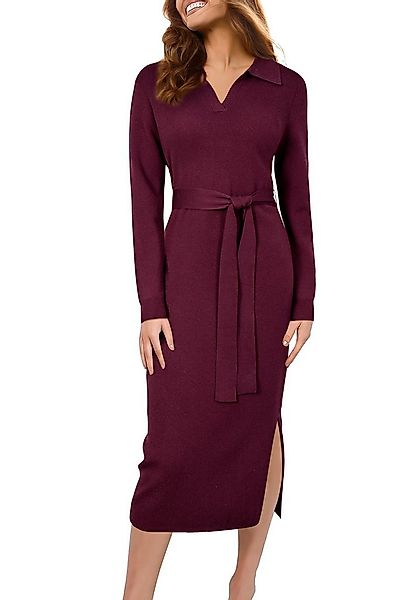 Arach&Cloz Midikleid Arach&Cloz Damen Polokleid Tunikakleid Partykleid Cock günstig online kaufen