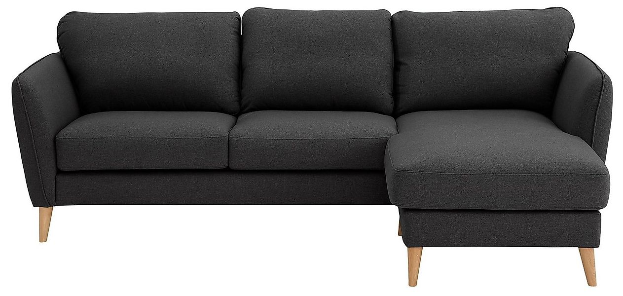 Home affaire Ecksofa MARSEILLE (242/152cm),L-Form, Rec. rechts/links, Massi günstig online kaufen