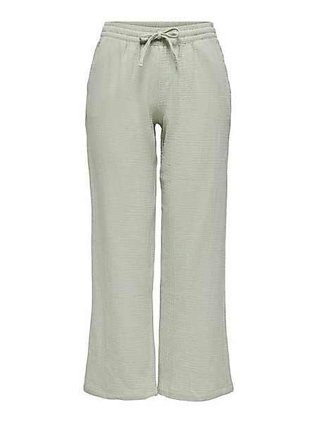 JACQUELINE de YONG Stoffhose Palazzo Leinenhose mit weitem Bein und Kordelz günstig online kaufen