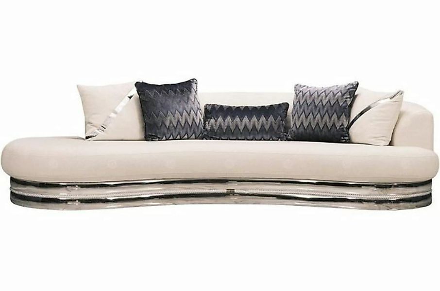 JVmoebel Sofa Moderne Dreisitzer Couch Sofa 3 Sitzer Polstersofa Weiß, 1 Te günstig online kaufen