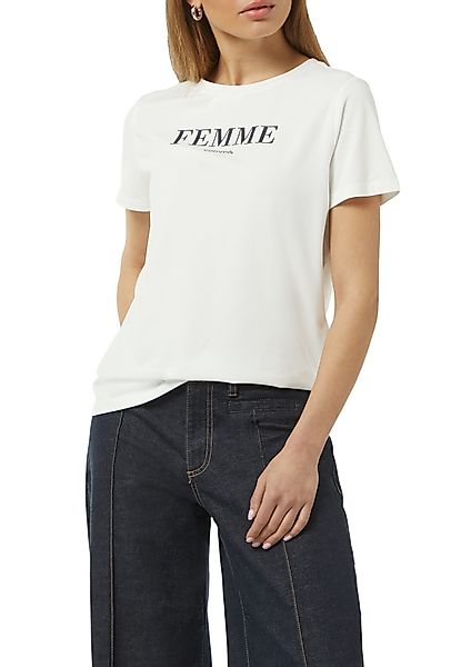 Comma T-Shirt mit Statement-Print günstig online kaufen
