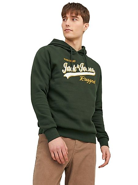 Jack & Jones Herren Hoodie Kapuzenpullover JJELOGO - Regular Fit günstig online kaufen
