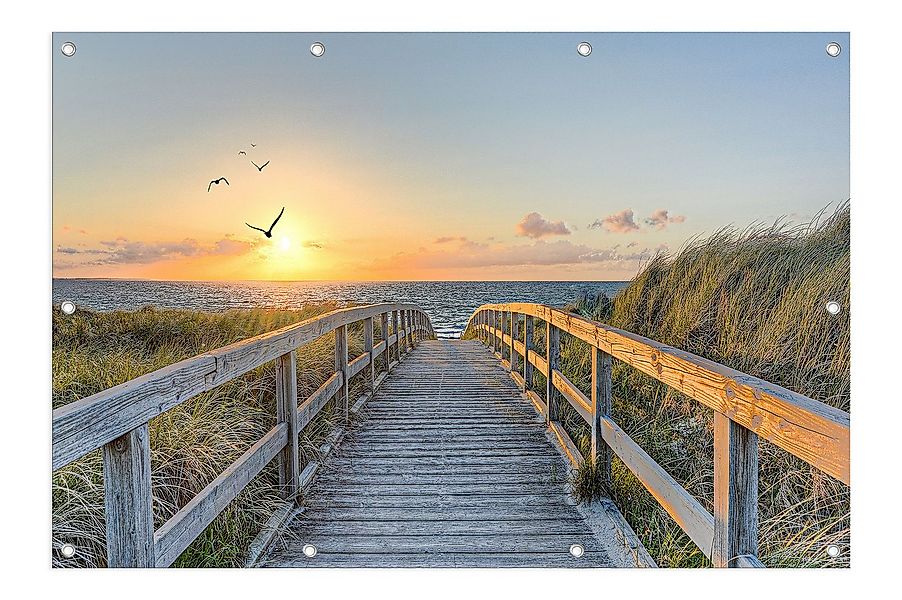 artissimo Poster Garten-Poster XXL 120x80cm Gartendeko Balkon-Deko Outdoor- günstig online kaufen