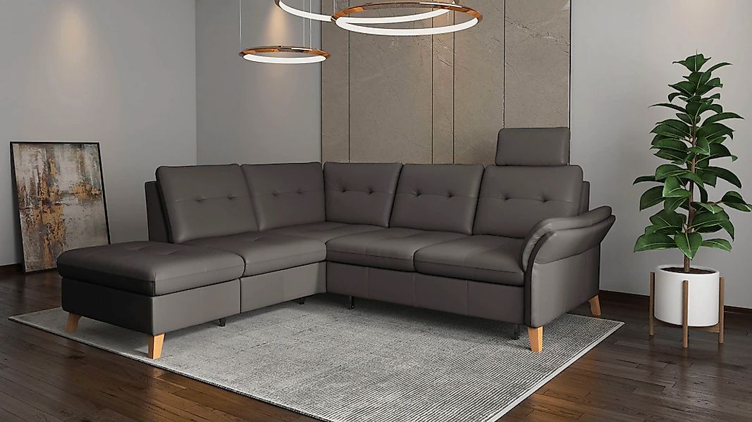 sit&more Ecksofa »Göteborg« inkl. Sitztiefenverstellung, wahlweise mit Bett günstig online kaufen
