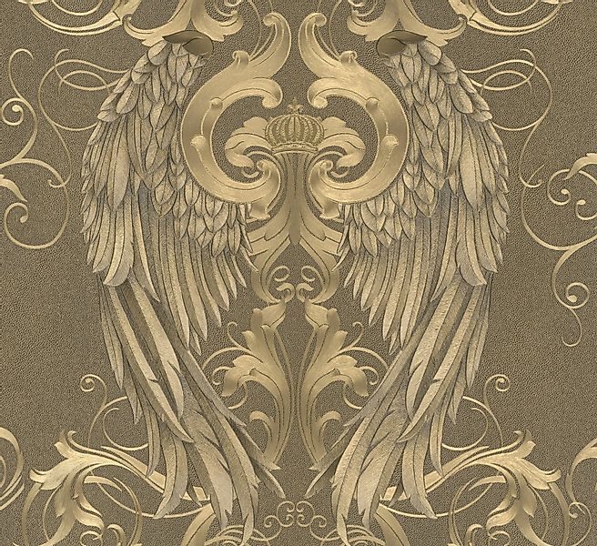 Glööckler Vliestapete Gold, ornamental, moderne Tapete günstig online kaufen