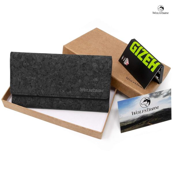 Wolfstrøm Tabakbeutel Kork-Leder Tabaktasche 'Taruk' - günstig online kaufen