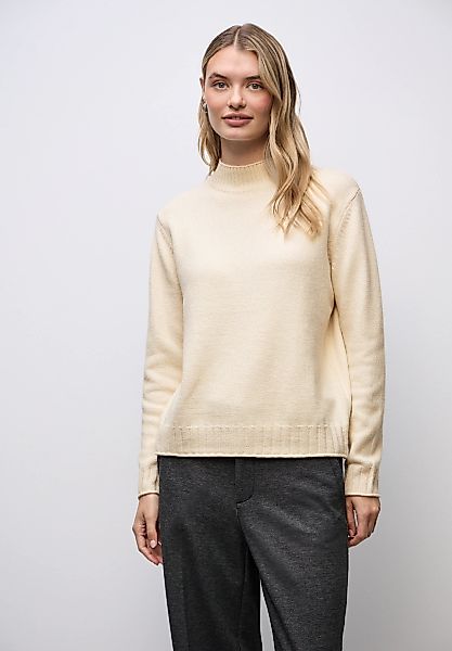 STREET ONE Stehkragenpullover Grobstrick günstig online kaufen