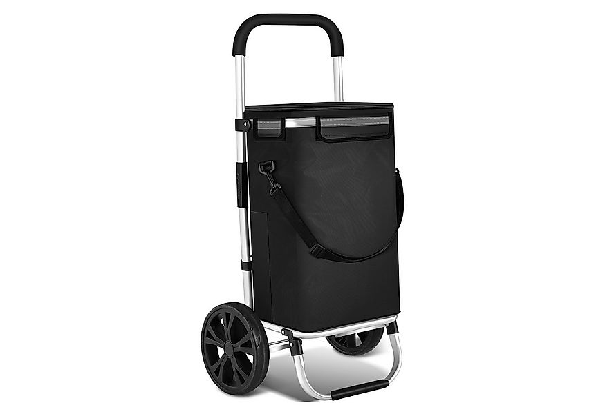 Clanmacy Einkaufstrolley Einkaufswagen klappbar Leicht mit 40L Große Kapazi günstig online kaufen