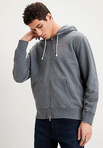 Levis Kapuzensweatjacke "NEW ORIGINAL ZIP UP" mit Logo-Stickerei und Kängur günstig online kaufen