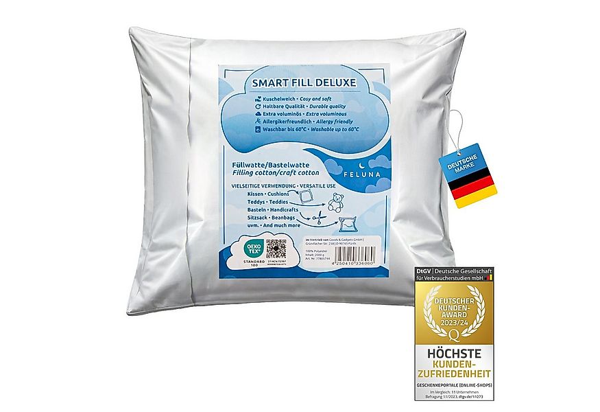 Feluna Kissenfüllung Flauschiges Polyester Füllmaterial, Füllwatte für Kiss günstig online kaufen