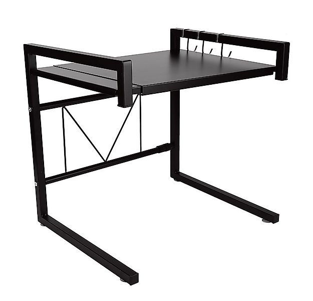 JEOBEST Regalelement Küchenregal Mikrowellenregal, längenverstellbares Mikr günstig online kaufen