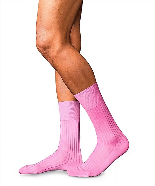 FALKE No. 13 Finest Piuma Cotton Gentlemen Socken, Herren, 41-42, Rosa, Uni günstig online kaufen