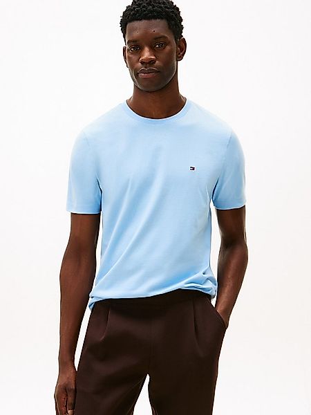 Tommy Hilfiger T-Shirt ESSENTIAL REGULAR FIT SOLID mit Stickerei unifarben, günstig online kaufen