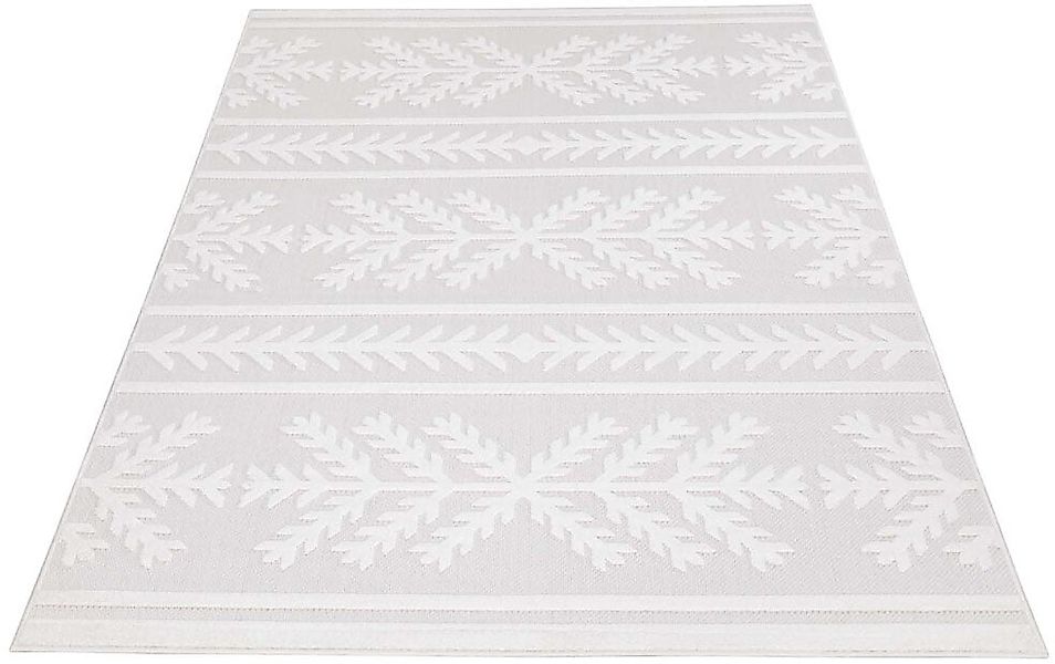 Carpet City Teppich »In-& Outdoorteppich Santorini 411, 3D-Effekt, Boho-Opt günstig online kaufen