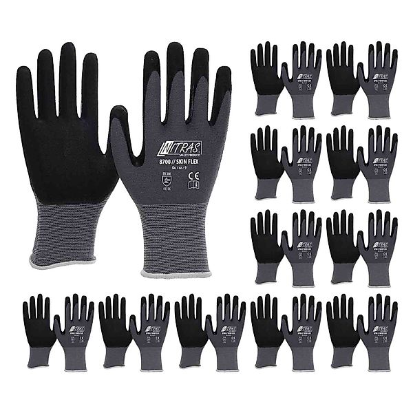 Nitras Nitril-Handschuhe Skin-Flex Strickhandschuh 8700, Nitril günstig online kaufen