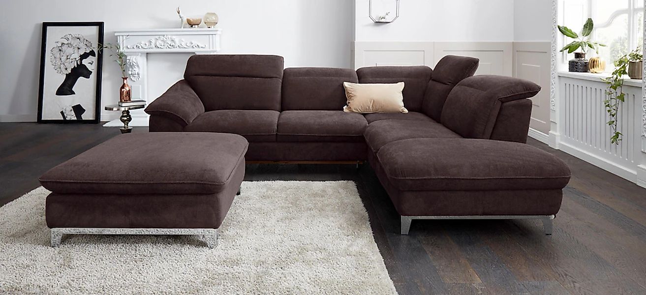 COTTA Polstergarnitur "Teresa L-Form", (Set), Set bestehend aus: Ecksofa mi günstig online kaufen