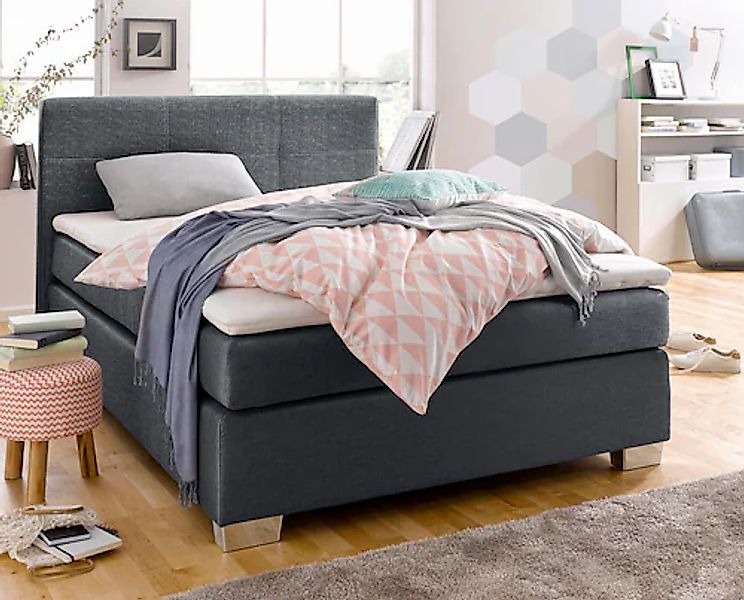 Jockenhöfer Gruppe Boxspringbett "Evita", inkl. Topper und Kissen, erhältli günstig online kaufen