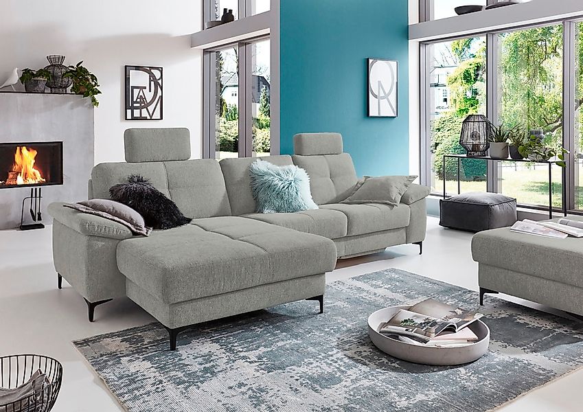 3C Carina Ecksofa "Burnaby bequem und modern, OTTOs Choice, L-Form" 2 Kopfs günstig online kaufen